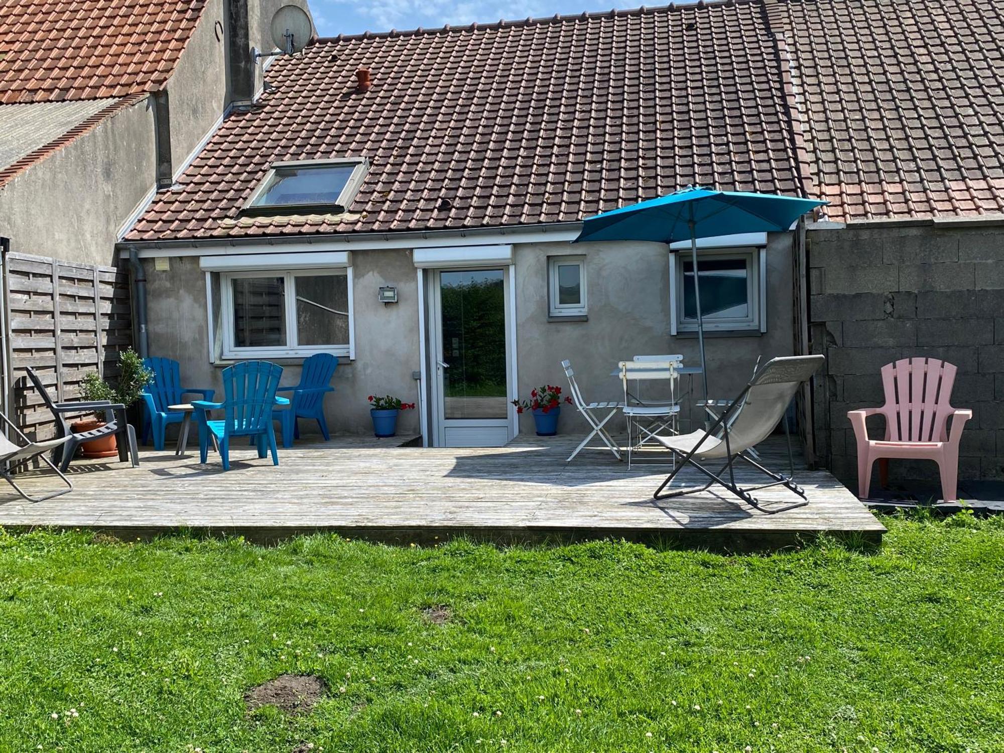 Maison De Village Avec Jardin 15Mn Des Plages, Wifi, 2 Chambres, Jardin Hesdin-lʼAbbé エクステリア 写真