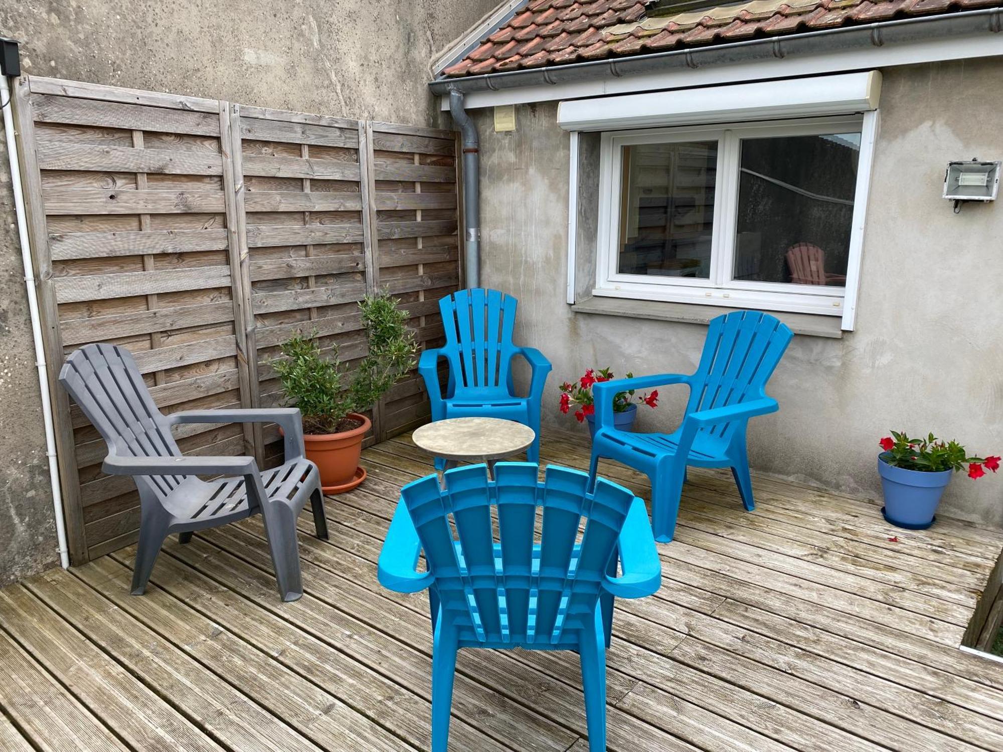 Maison De Village Avec Jardin 15Mn Des Plages, Wifi, 2 Chambres, Jardin Hesdin-lʼAbbé エクステリア 写真